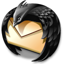 Black Thunderbird icon